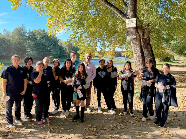 Estudiantes del Domingo Santa María disfrutan de Humedal urbano de Renaico