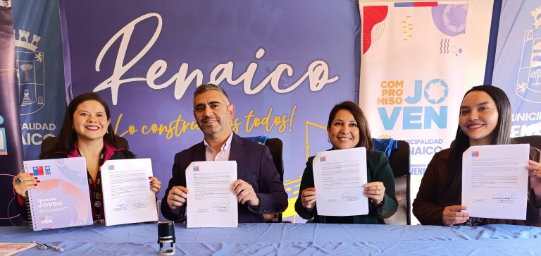 Renaico se incorpora al programa nacional “Compromiso Joven” tras firma de convenio entre la OMJ y el INJUV