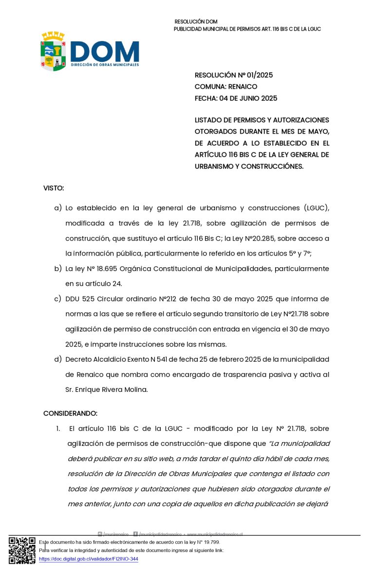 Resolucion N°01/2025