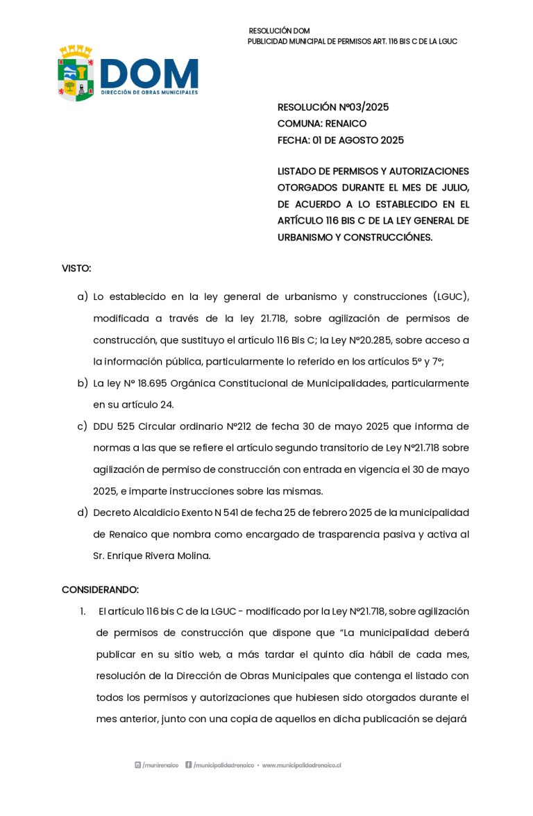 Resolución N°3/2025