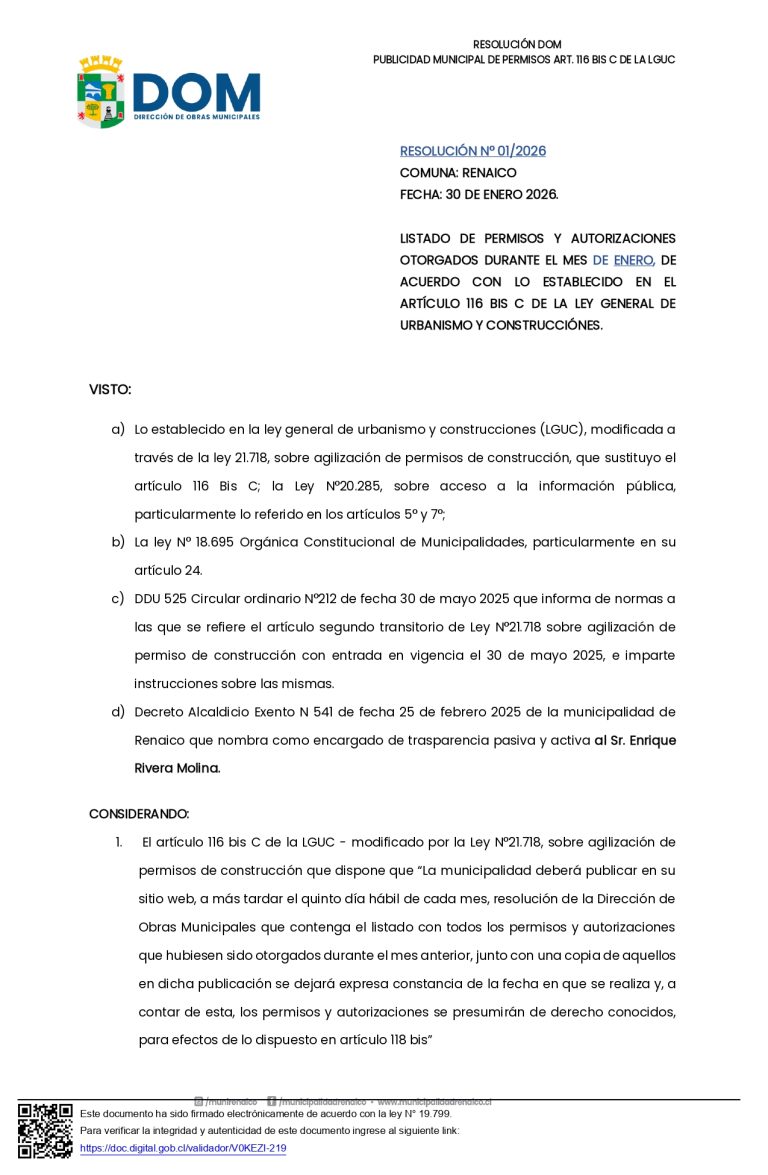 Resolución N°1/2026