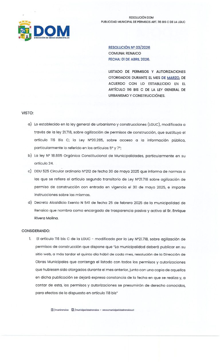 Resolución N°3/2026