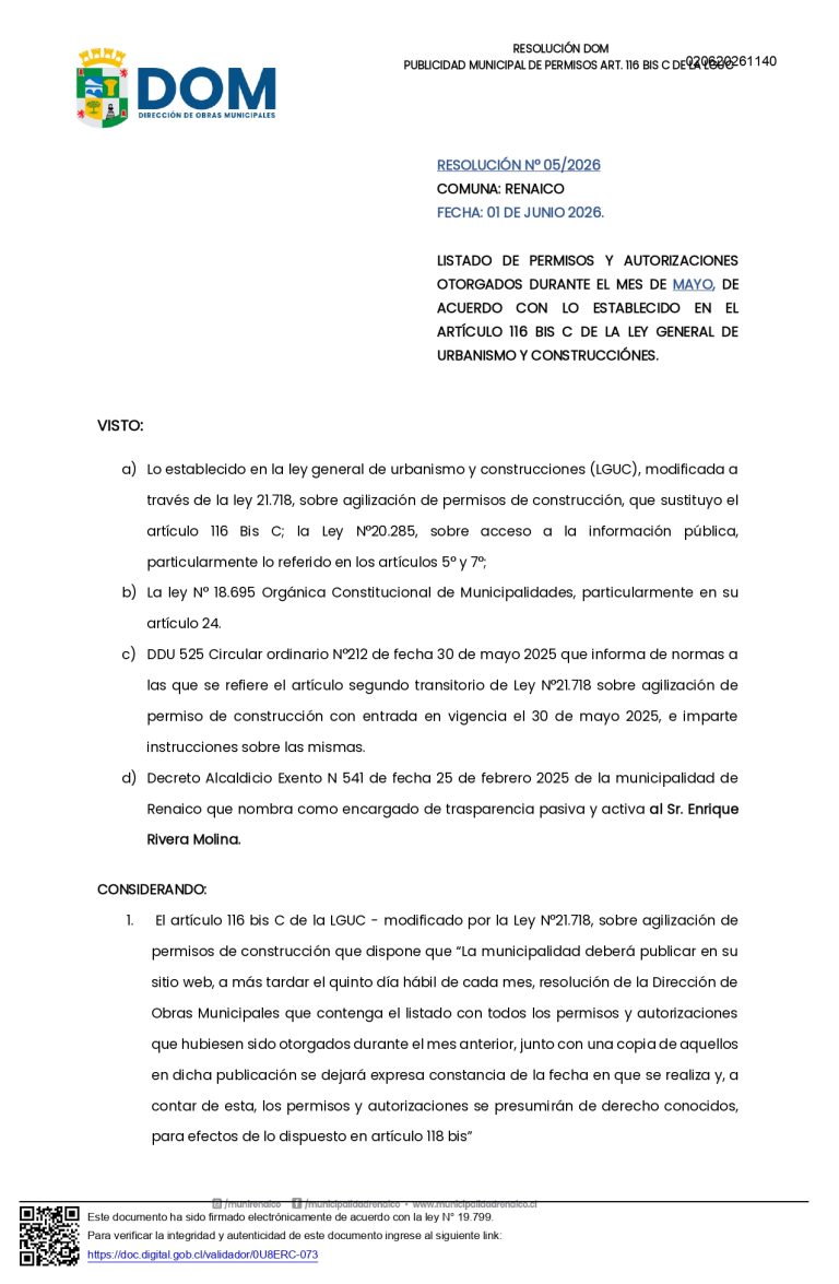 Resolución N°5/2026