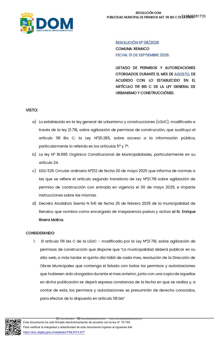 RESOLUCIÓN N°08/2026